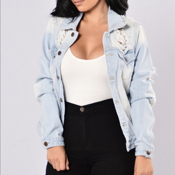 Fashion Nova Jackets & Blazers - “Iconic” Denim Jacket - Light